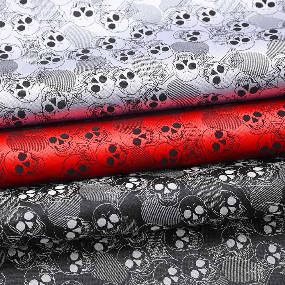 Halloween Skull Tie Fabric (1)