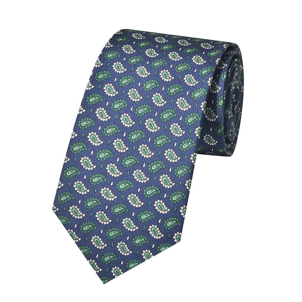 Jacquard Paisley Silk Tie (8)