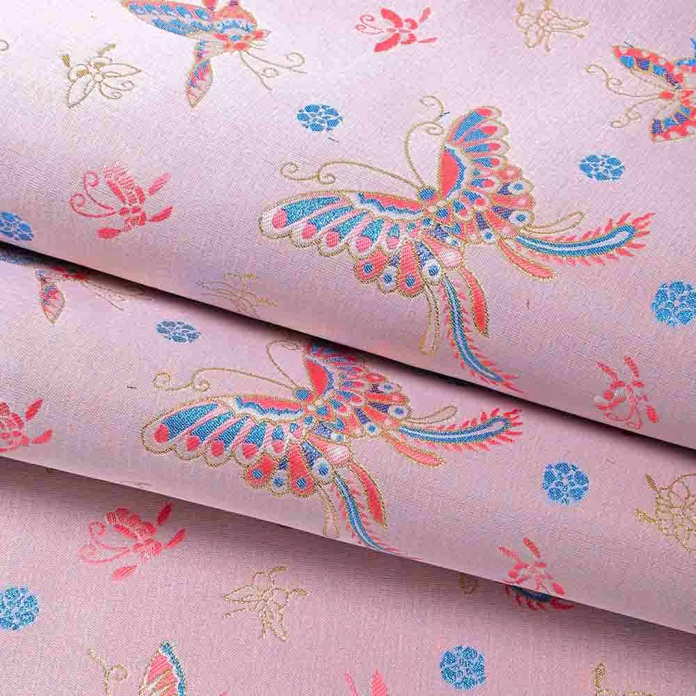 Rich butterfly jacquard clothing fabric (16)